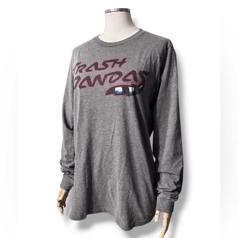 108 STITCHES Grey Long Sleeve Crew Rocket City Trash Pandas